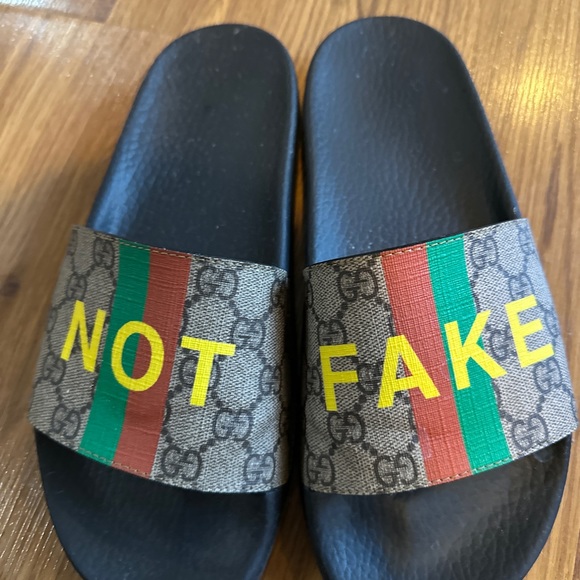 Gucci Not Fake Slides size US 9 - Picture 2 of 3